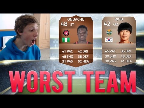 THE WORST TEAM ON FIFA 14