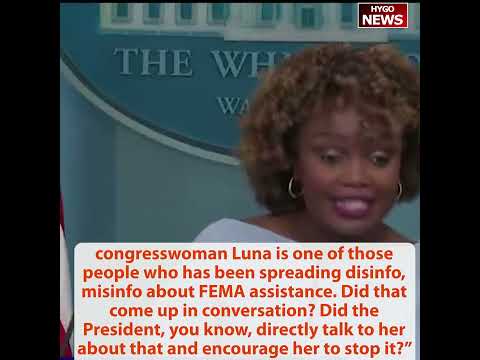 Q: spreading disinformation, misinformation about FEMA? A: demoralizing heroic, false info