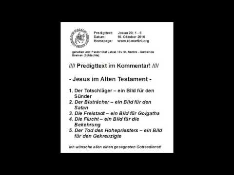 16.10.2016 - Jesus im Alten Testament