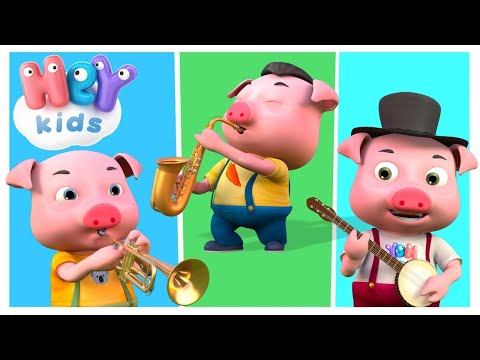 Denne Lille Grisen - Barnesanger på Norsk - HeyKids