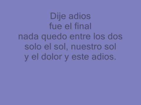 Dije Adios video
