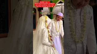 Download lagu Pengantin gemetaran, greget, malu malu saat di Salim, tapi mau, bismillah cinta 🤲❤️ #shorts mp3