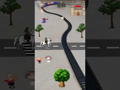 Bowman is aiming at the Chicken horse crossing the track and Centy train is approaching fast | Spain