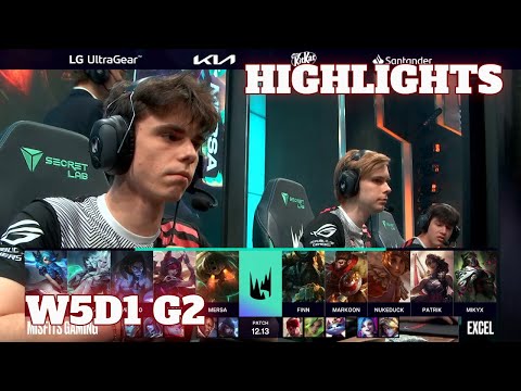 MSF vs XL - Highlights | Week 5 Day 1 S12 LEC Summer 2022 | Misfits vs Excel W5D1
