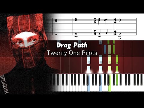 Twenty One Pilots - Drag Path - Accurate Piano Tutorial with Sheet Music