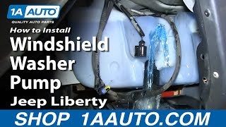 How To Replace Windshield Washer Pump 02-07 Jeep Liberty