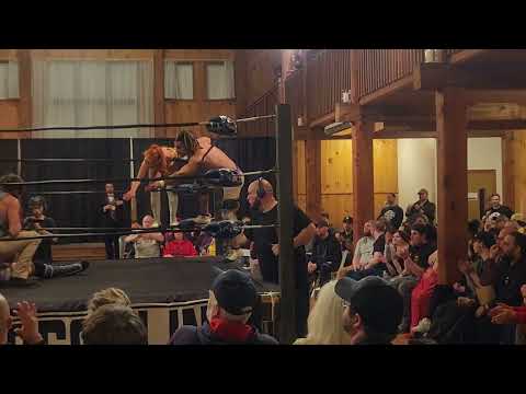 B3cca and MSP vs Brad Cashew, Dean Furnacola, and Joseph Alexander Limitless wrestling