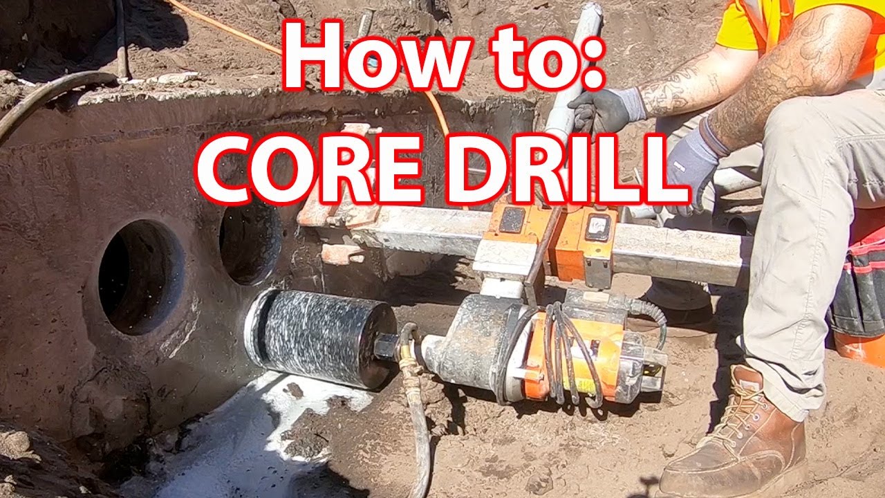How To Core Drill Solid Concrete