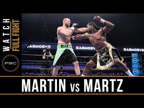 Martin vs Martz FULL FIGHT: July 13, 2019 - PBC on FS1