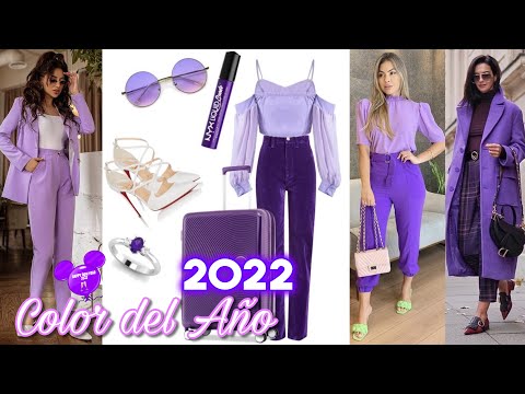 COLOR DEL AÑO!! 💜 TENDENCIAS COLOR DEL AÑO PANTONE 2022! OUTFITS COLOR TRENDS 2023