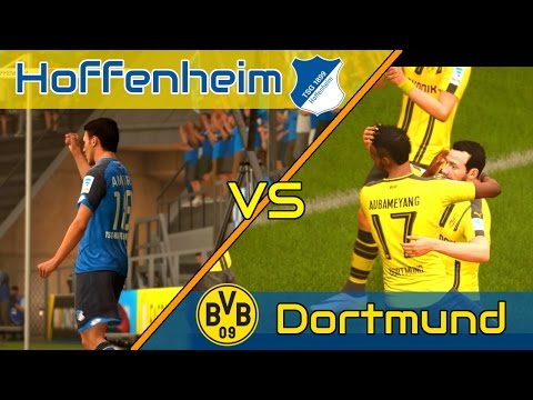 TSG 1899 Hoffenheim vs BVB 09 Dortmund | Bundesliga 15 Spieltag | FIFA 17 | Real vs FIFA | German