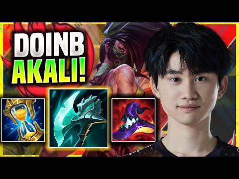 DOINB DESTROYING MIDLANE WITH AKALI - FPX Doinb Akali vs Nocturne - LOL PROVIEW