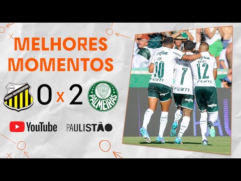 Gols e lances de Novorizontino x Palmeiras