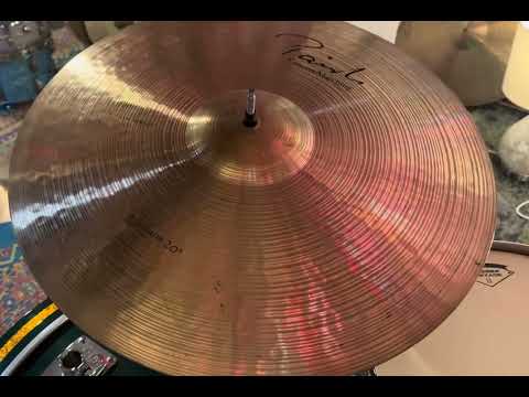 🍿 🎥✨PAISTE 20” Signature Concert/Marching cymbal RARE 2176 grams *video demo* image 5