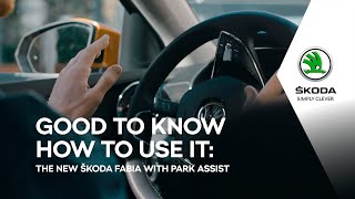 The new ŠKODA FABIA: Park Assist Trailer
