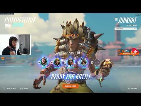 Dafran JUNKRAT COMPETITIVE Gameplay! [ OVERWATCH VOD Replays ]