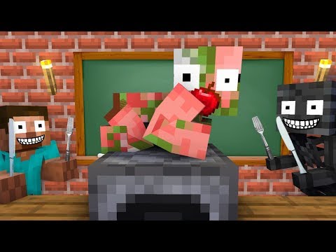Monster School : COOKING CHALLENGE - Minecraft Animation
