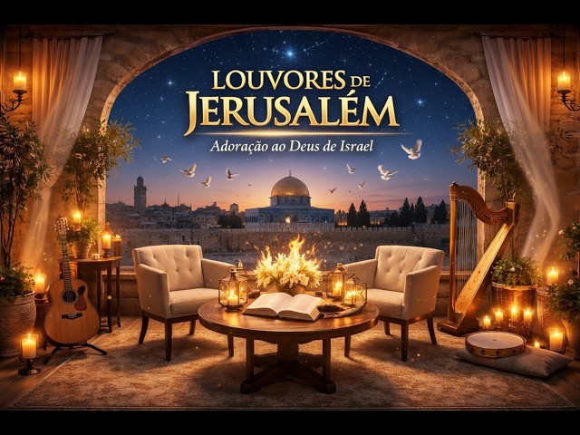 Programa Louvores de Jerusalem - 3 Horas de Adora&ccedil;&atilde;o em Hebraico, Portugu&ecirc;s e Ingl&ecirc;s