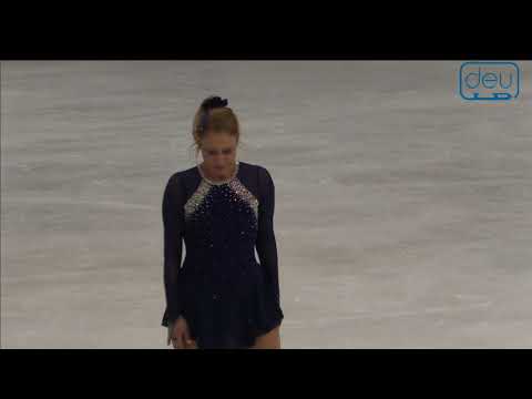 Federica BOSCHIROLI. Oberstdorf 2018. Silver Ladies II - Free Skating. 21 place