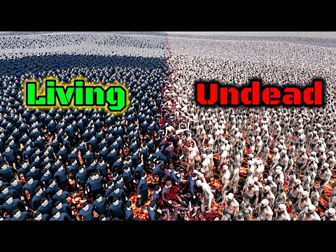 1 MILLION CIVILIAN HUMANS vs 2 MILLION ZOMBIES - UEBS 2