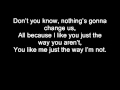 All Time Low - Just The Way I'm Not with lyrics