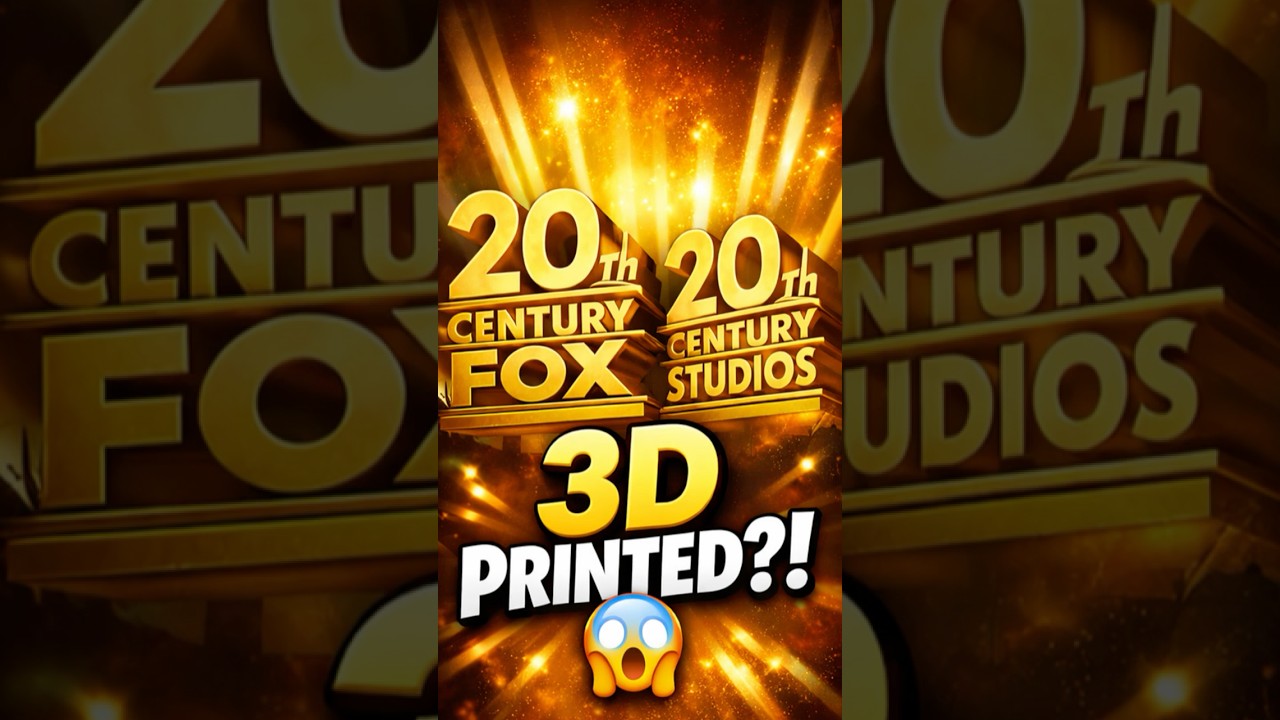 3D PRINT 20TH CENTURY FOX Logo 😱