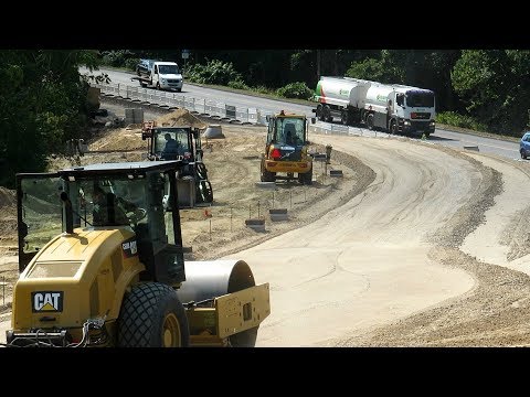 Neubrandenburg: Baustelle Ortsumgehung, Neustr. Straße (16.8.2018)
