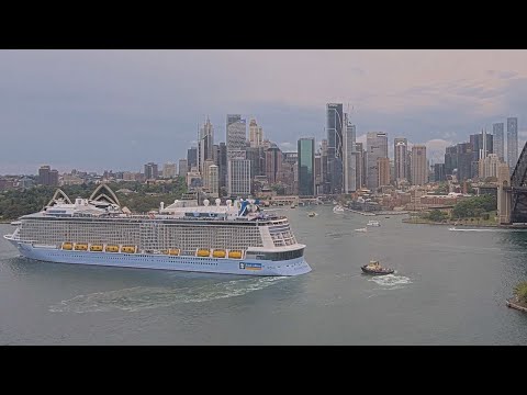 Thumbnail for Anthem of the Seas inaugural departure from Sydney Harbour 31.10.25