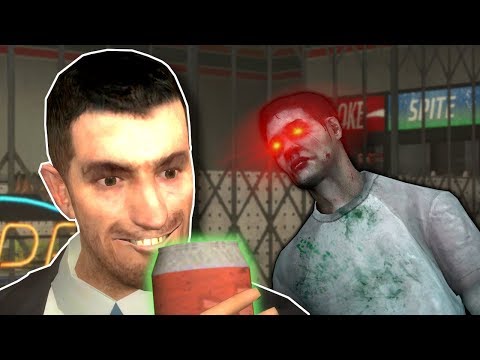 ZOMBIE APOCALYPSE CAUSED BY ENERGY DRINK! - Garry's Mod Gameplay & Zombie Survival