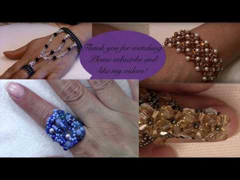 Free Form Peyote Ring  Part 2 of 2