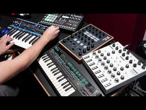 Ambient Jam - SOMA Lyra 8, Novation Bass Station ii, Elektron RYTM, Yaeltex controller