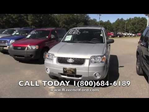 2007 FORD ESCAPE XLT Review Car Videos * Moonroof 3.0L For Sale @ Ravenel Ford Charleston SC