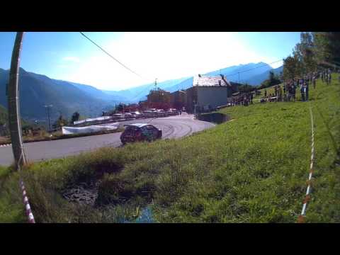 60° Rally Coppa Valtellina tornante una leva per alberto