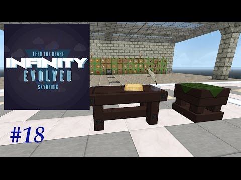 FTB Infinity Evolved Skyblock - Starting Thaumcraft: Aspects and Research Ep18