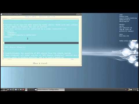 Antix 13 - Connect to your Network Shares with connectshares!