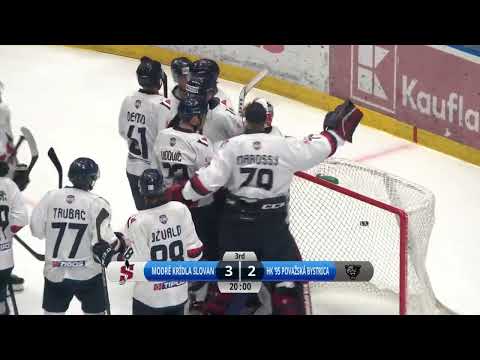 5. kolo Modré krídla Slovan –HK’95 Považská Bystrica 3:2 (HIGHLIGHTY)