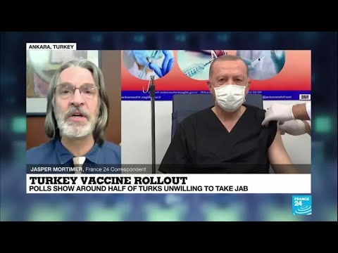 Erdogan gets jab as Turkey unrolls Chinese vaccine