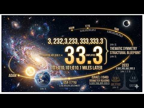 RAPTURE UPDATE - The Odometer of Creation: Earth's 3.33 Trillion Mile Signature