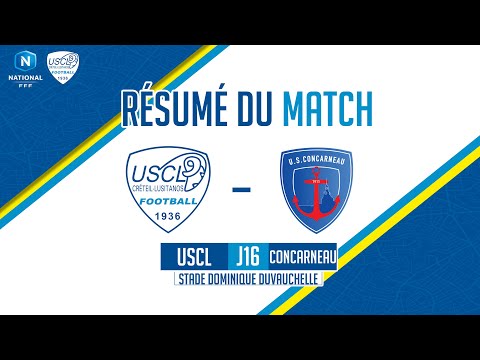Résumé US Créteil-Lusitanos 1-1 US Concarneau / J16 National