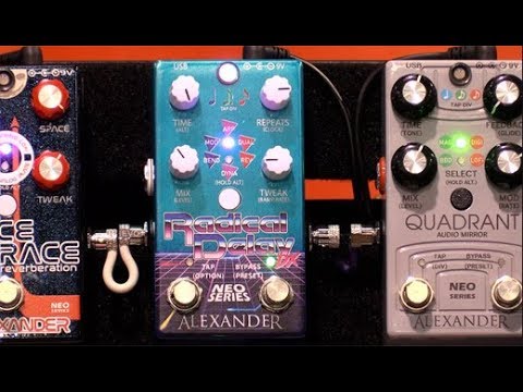 NAMM '19 - Alexander Pedals Radical Delay Deluxe Demo