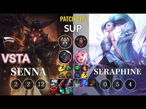 HLE Vsta Senna vs Seraphine Sup - KR Patch 11.5