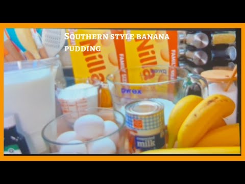 Southern style from scratch banana pudding ￼