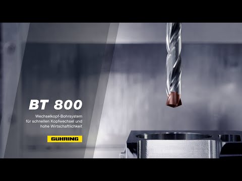 Gühring  Wechselkopf-Bohrsystem BT 800 (German)