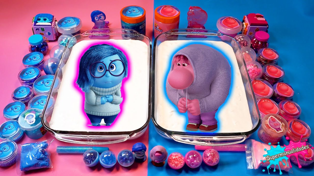 Mezclando Vergüenza VS Tristeza en Slime - Supermanualidades