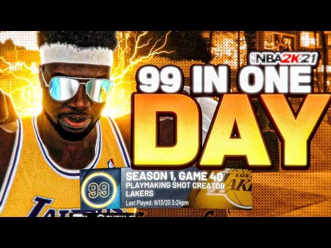 FASTEST WAY TO 99 OVERALL IN NBA 2K21! NBA 2K21 BEST 99 OVERALL METHOD!