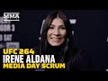 Irene Aldana ‘Lost Voice’ Seeing Brandon Moreno Win UFC Title | UFC 264 | MMA Fighting