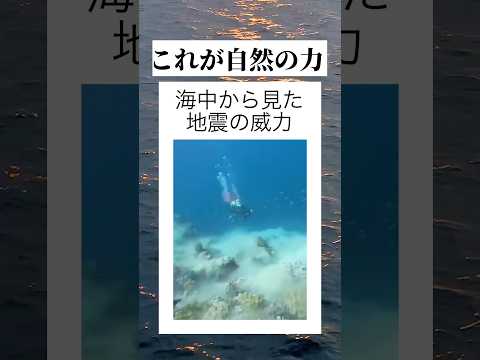 陸と海どっちが安全？　#youtube #shorts #youtubeshorts #おすすめ #おもしろ #面白い #地球 #海 #sea #地震 #自然 #nature #バズれ #夏 #草