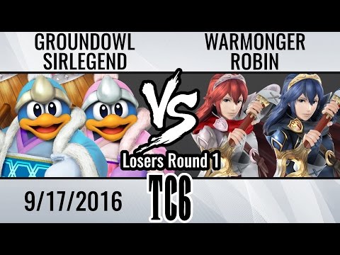 GroundOwl & SirLegend vs WarMonger & Robin - TC6 Doubles - Super Smash Bros. Wii U