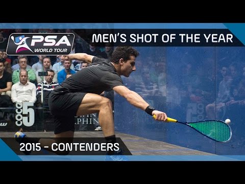 Squash: Men's Shot Of The Year 2015 - The Contenders