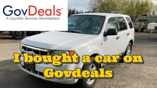 I bought a Ford Escape on GovDeals, was it worth it